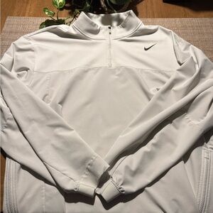 Nike Cream Golf Quarterzip.